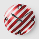 Buscar línea roja relojes de pared Elegante