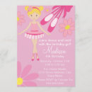 Buscar ballerina invitaciones Fiesta de danza