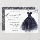 Buscar blanco y negro invitaciones quinceañera Vintage