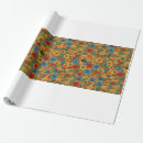 Buscar floral verde papel de regalo Familia