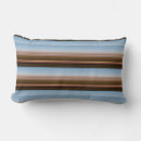 Buscar marrón azul cojines Rayas