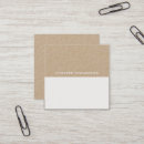 Buscar kraft rústico de tarjetas de visita Profesional