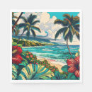 Buscar islas hawaianas servilletas Palmeras