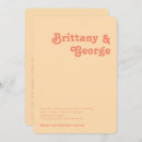 Buscar diseño retro invitaciones Prometida