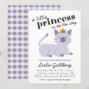 Buscar princess invitaciones Púrpura