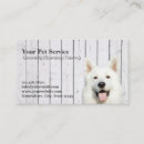 Buscar grooming tarjetas de visita Perro