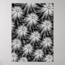 Buscar flores negras y grises posters Monocromo