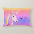 Buscar unicornio azul cojines Cumpleaños