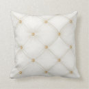 Buscar cuero blanco cojines Tela