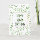Buscar vegano tarjetas General y unisex