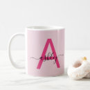 Buscar estilizado tazas Monograma