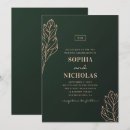 Buscar verde esmeralda invitaciones Formal