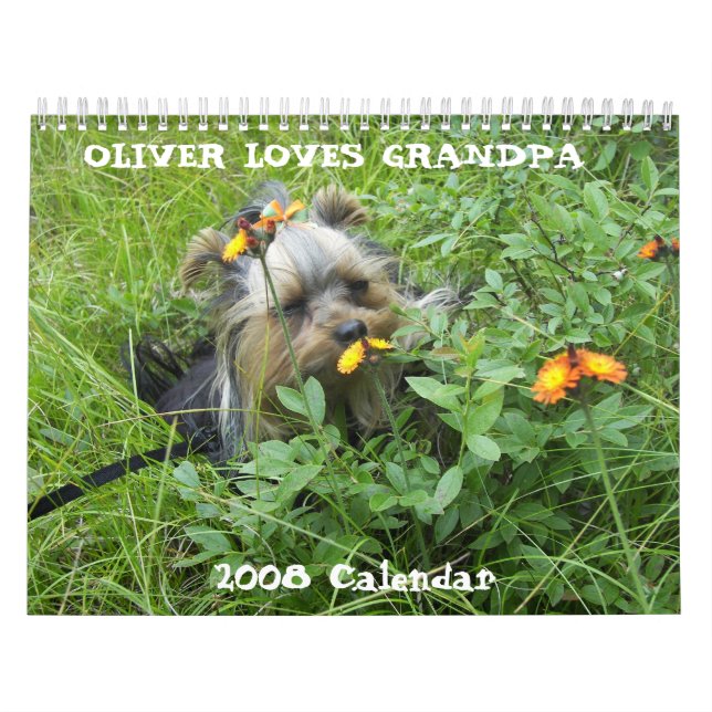 000_0011, OLIVERIO AMA al ABUELO, calendario 2008 (Tapa)