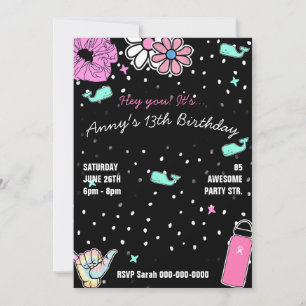 003 Tema de la tendencia del fiesta del chica adol