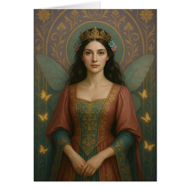 004_A fairy princess in muted rose and teal green. (Frente)