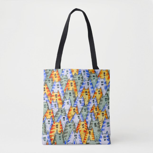 0136 Gatos - Bolsa de Tote (Anverso)