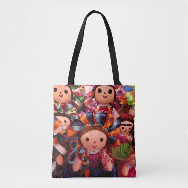0137 Muñecas mexicanas - Bolsa Tote (Anverso)