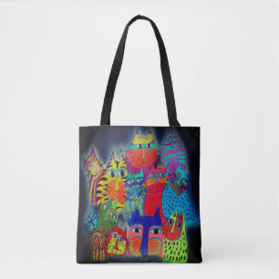 0139 Gatos modernos - Bolsa de Tote