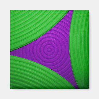 02 Imán de Triángulo Verde y Púrpura