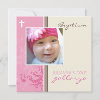 039 Celia :: Invitación al bautismo - 2SQ V3 elega