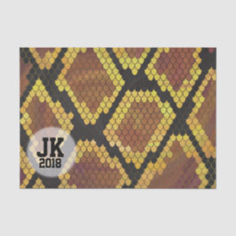 03 de 12 Papel de tono de patrón de serpiente