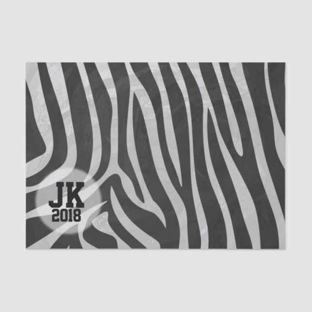 03 de 12 Tigre Patrón de papel de tejidos (Anverso)