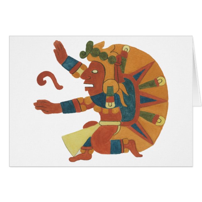 04.Tonatiuh - Mayan / aztec Creator God (Anverso (Horizontal))