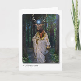 05 Tarjeta de felicitación Jerophant Tarot