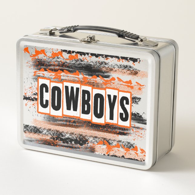 070-COWBOYS Kit de caja de almuerzo diseñado Perso (Anverso)