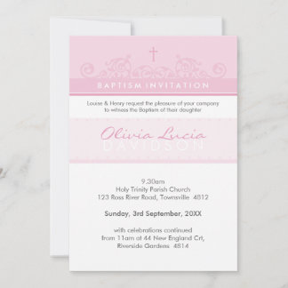 072 Sheryl :: Invitaciones al bautismo Personaliza