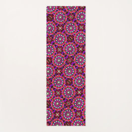 078 - Patrón rosa Mandala Yoga Mat