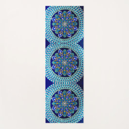 086 - Royal Blue Mandala Yoga Mat