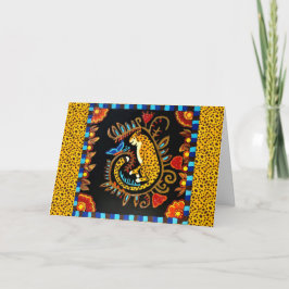 08 - Tarjeta de Felicitación Jaguar Durmiendo