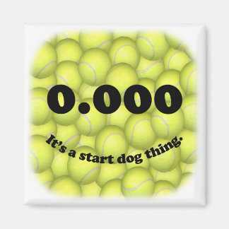 0.000, perfecto inicio Flyball! Imán para refriger