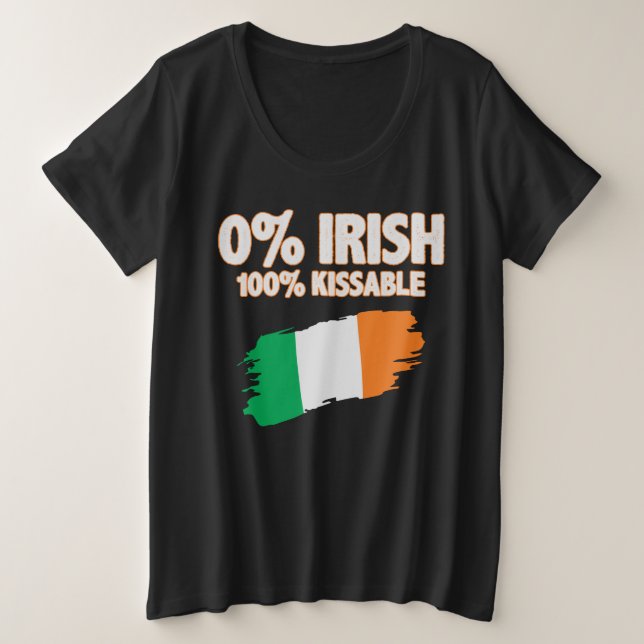 0% irlandés 100% kissable (Anverso del diseño)