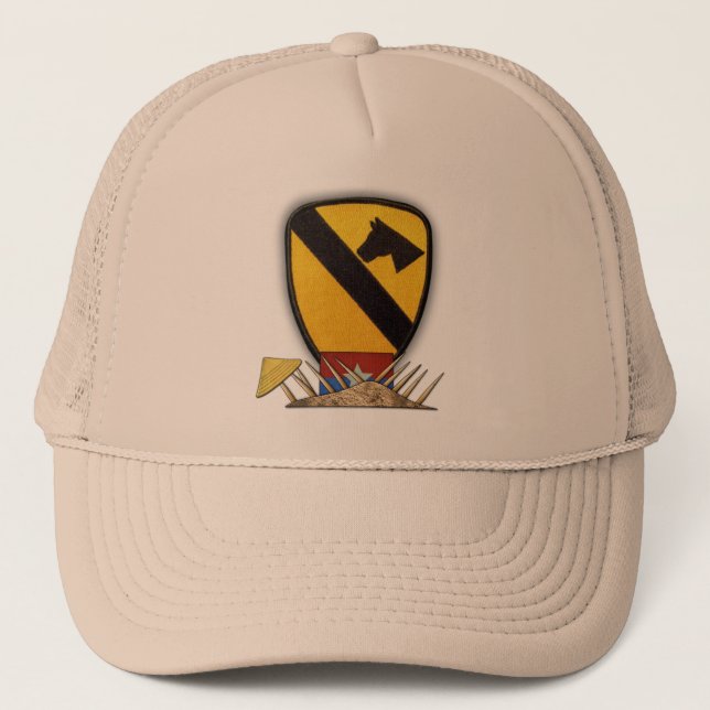 1ª división de caballería vietnam Gorra de parche  (Anverso)