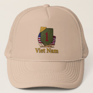 1ª división de infantería veteranos vietnam Gorra