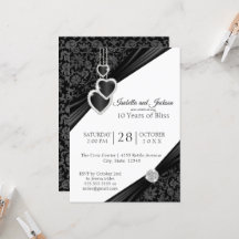 10º Diseño de Invitación del Aniversario del Coraz