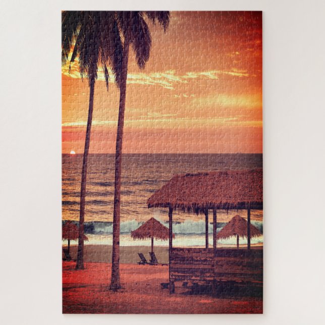 1000 Piece Beach Sunset Jigsaw Puzzle (Vertical)
