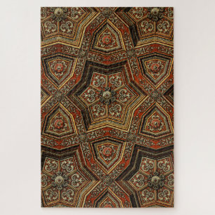 1000 Piece Puzzle on Fujicolor paper Brown Flowers