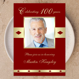 100.ª foto Invitación a la fiesta de cumpleaños Bo