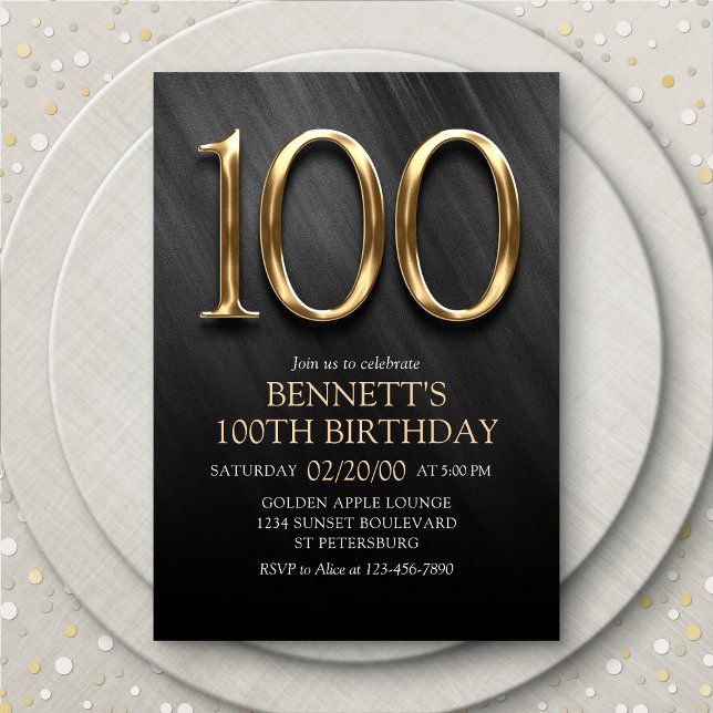 100.ª invitación de cumpleaños (Subido por el creador)