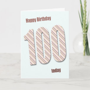 100.ª tarjeta de cumpleaños