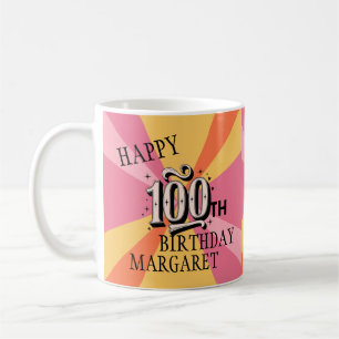 100.ª taza de cumpleaños para un niño de 100 años