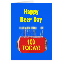 100.º cumpleaños feliz del Día de la Cerveza