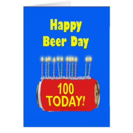100.º cumpleaños feliz del Día de la Cerveza