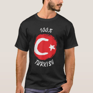 100 camisetas turcas orgullosas de la bandera de l