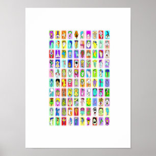 100 Caras Tontas: Póster