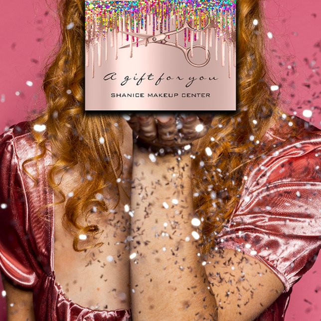 100 Certificado de regalo Hairdresser Holograph Ra (Ri-Detersivo)