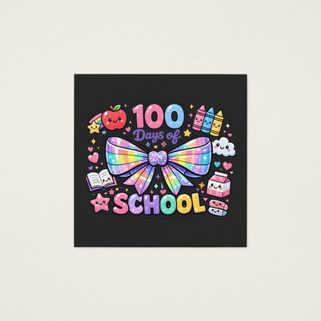 100 Days Of School  (Anverso)